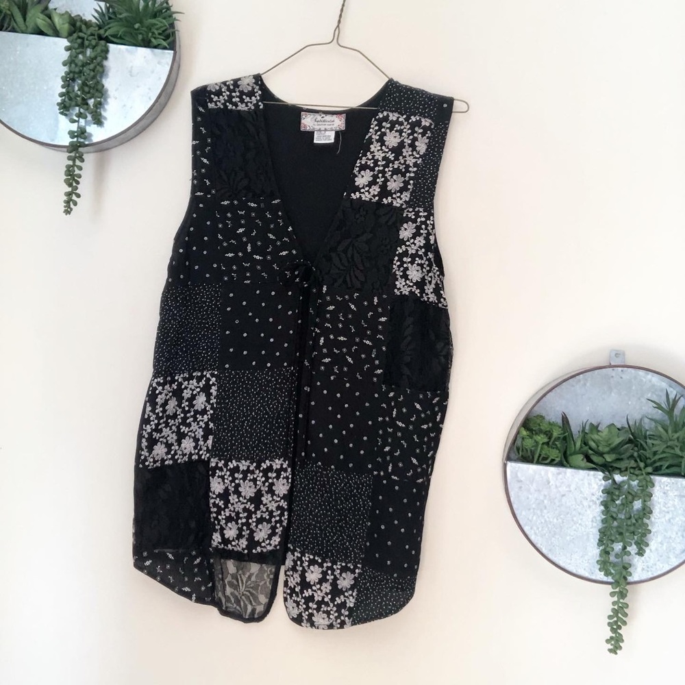 Jonathan Martin Vintage Semi-Sheer Vest